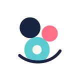 3 dots with line